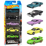 Hot Wheels Fast & Furious 5-pak autek JDR19