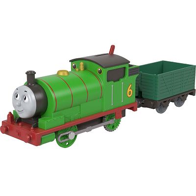 Fisher Price Motorized Klasyczna Lokomotywa z napędem Percy Piotruś JGF94