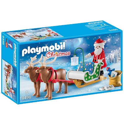 Playmobil - Sanie Świetego Mikołaja z reniferami 9496