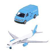 Majorette Logistic MAERSK - Volkswagen Crafter + samolot Air Cargo 2057289