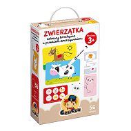 CzuCzu - Zwierzątka Zabawy edukacyjne z pisakiem zmazywakiem 3555