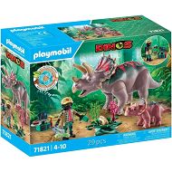 Playmobil Dinos Triceratops z młodymi 71821