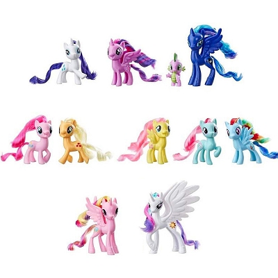 My Little Pony Kolekcja figurek Przyjaciele z Equestrii Kucyki 11-Pak E5552