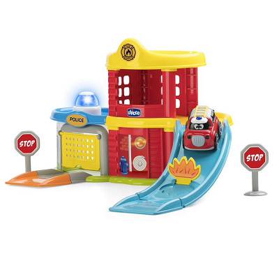 Chicco - Zestaw 2w1 Remiza i komisariat Policji 93580