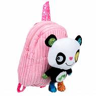 Dumel Discovery Baby - Plecak wycieczkowy z odpinaną maskotką Panda 89443