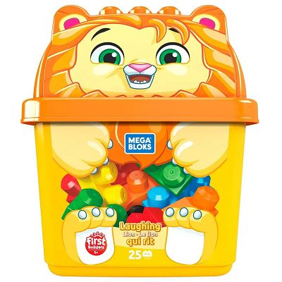 Mega Bloks - Pojemnik z klockami Wesoły lew GPG20 GCT46
