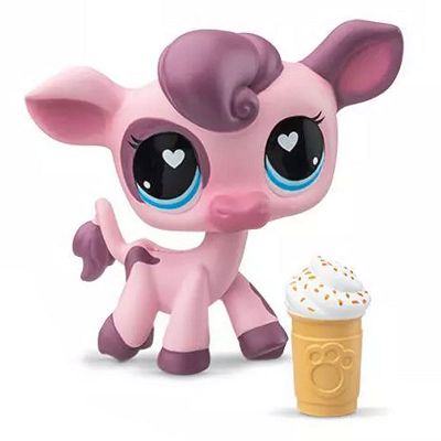 Littlest Pet Shop seria 4 Zwierzątko Nr 233 Krowa 00713